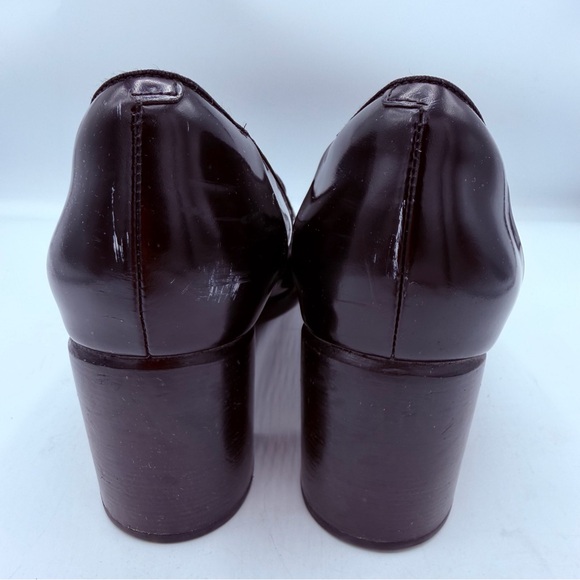 Clarks Classic Black Women's Heel Loafers - Picture 5 of 7